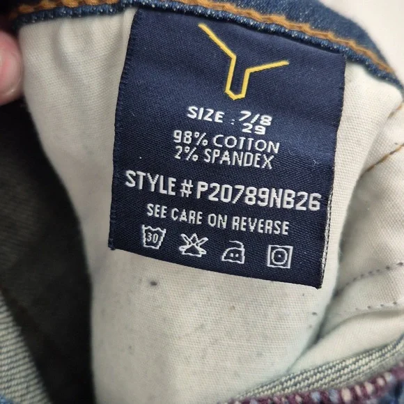 Vigoss Studio Straight Blue Jeans Size 7-8/29 - Picture 5 of 5